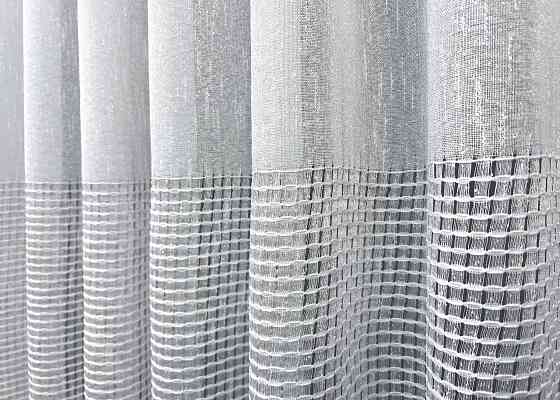 Тюль жакард колір білий 2023т Київ