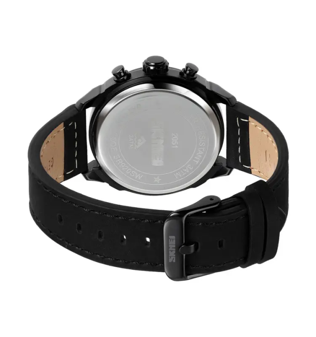 Класичний чоловічий годинник Skmei 2051 (Чорний) Вінниця - фото 3