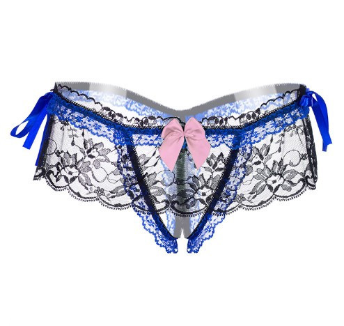 Трусы с разрезом синие - размер универсальный (на резинке),15% нейлон, 85% полиэстер Киев - изображение 1