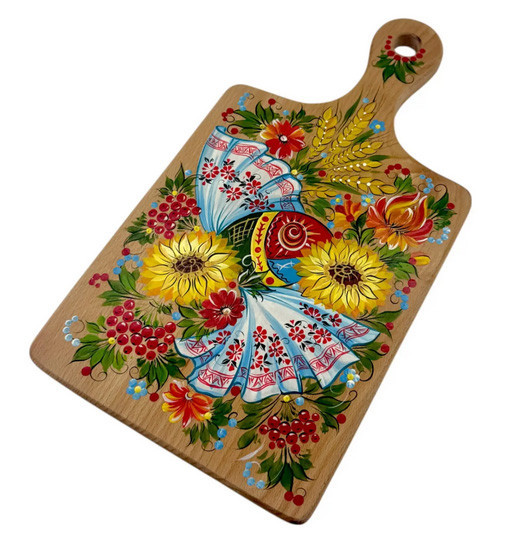 Доска кухонная разделочная Подсолнухи Киев - изображение 1