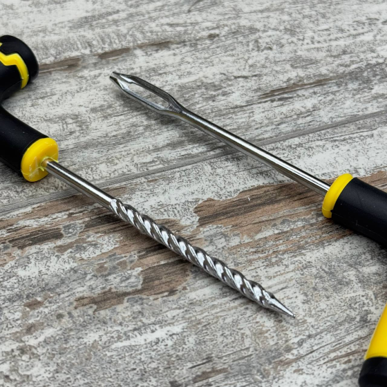 Набор для ремонта проколов бескамерных шин с жгутами и клеем, ремкомплект для авто колес Киев