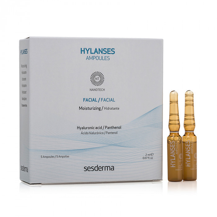 Дермо-епідермальне зволоження HYLANSES Ampoules Sesderma, 5х2 мл Дніпро - фото 1