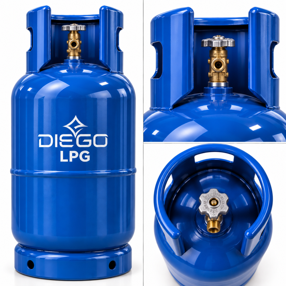 Газовий балон LPG 27л для пропану, бутану та пропан-бутану, сталевий DIEGO Київ - фото 1