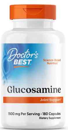 Глюкозамін сульфат для суглобів Doctor's Best Glucosamine Sulfate 750 мг 180 капс Київ