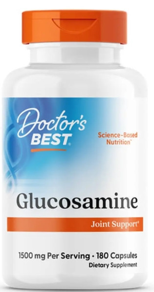Глюкозамин сульфат для суставов Doctor's Best  Glucosamine Sulfate 750 мг 180 капс Киев - изображение 1