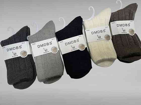 Женские теплые носочки из шерски Ламы DMDBS. Набор из 5 шт. Размер 36-41 Киев