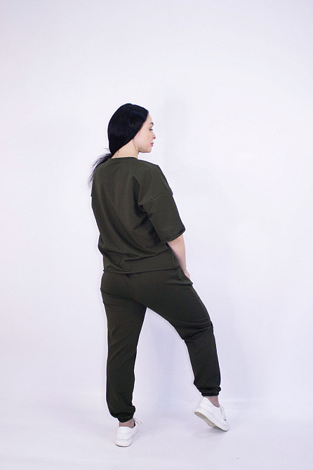 Жіночий літній спортивний костюм Хакі XL-2XL Харків - фото 3