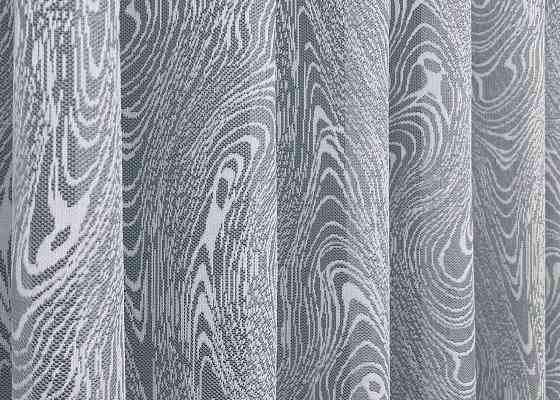 Тюль VR-Textil 1975т Жакард Сірий з білим 400х270 см (42-1001) Київ