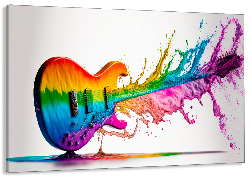 Картина холст в гостиную / спальню  Арт-Гітара     MLP_55 40x80 см Киев - изображение 1