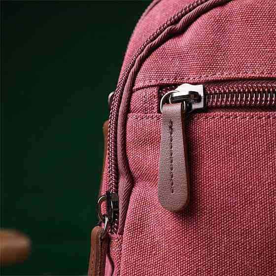 Мужская стильная сумка через плечо с уплотненной спинкой Бордовый (Vintage) Киев