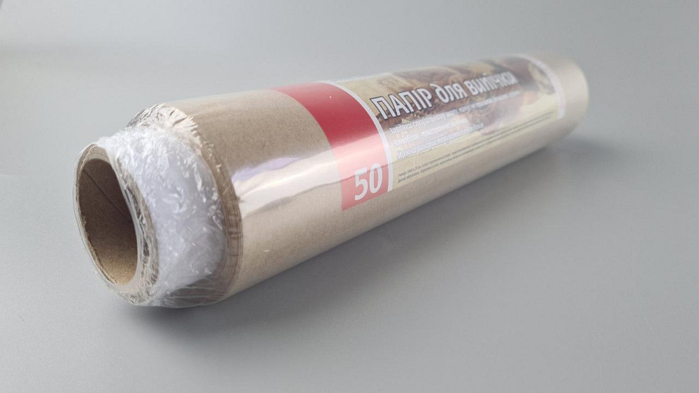 Бумага для приготовления блюд (50м*29см) (коричневая) (Неполный метраж!) (1 рул) Харьков - изображение 3