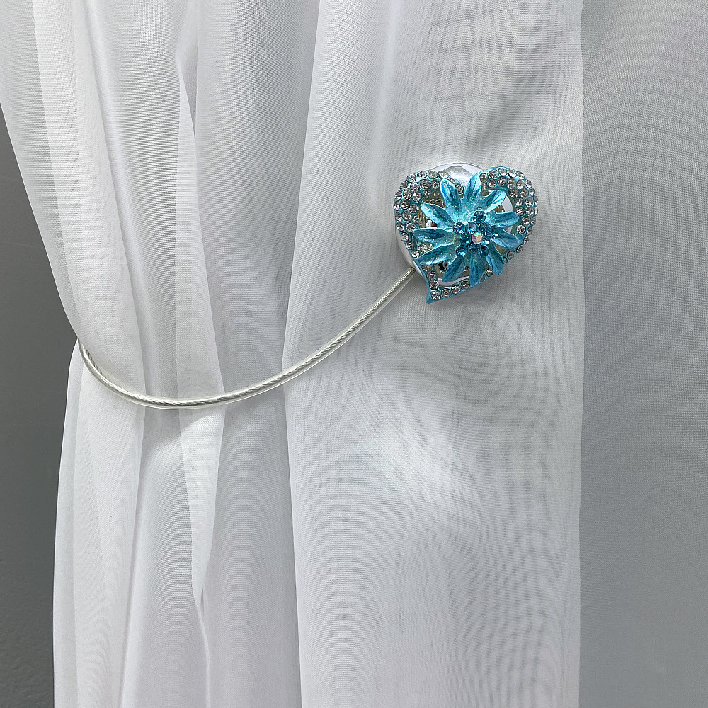 Магніти для штор та гардин "Amour" набір 2 шт Блакитний (81-212) Київ - фото 3