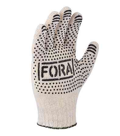 Перчатки трикотажные защитные с ПВХ рисунком Doloni Fora 15200 р.10 Ровно