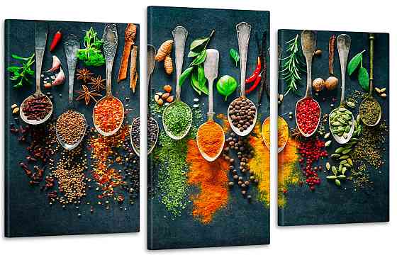 Модульная картина в гостиную / спальню  Запашні приправи Art-637_3 Киев