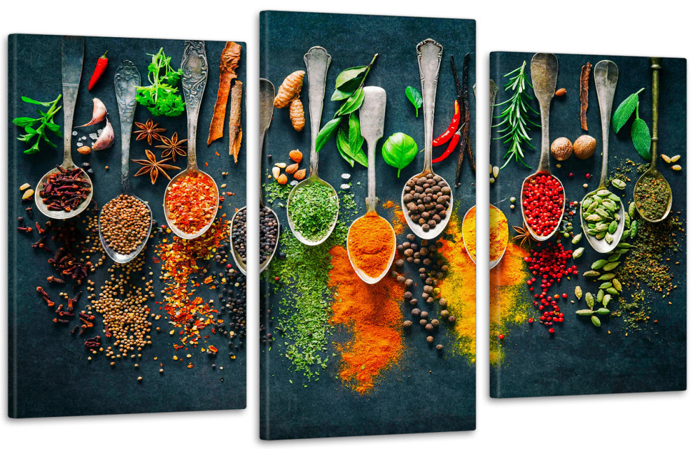 Модульная картина в гостиную / спальню  Запашні приправи Art-637_3 Киев - изображение 1