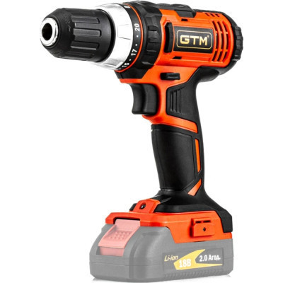 Шуруповерт GTM DS18/40P, 18В, 40Нм, 2ск, (без АКБ и ЗУ) (DS18/40P_BARE TOOL) Винница - изображение 2
