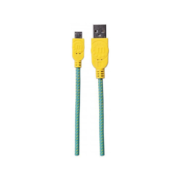 Кабель USB AM-micro BM, 0.5 м, кольорове обплетення, Box (60 шт) Manhattan (394178) Київ - фото 9