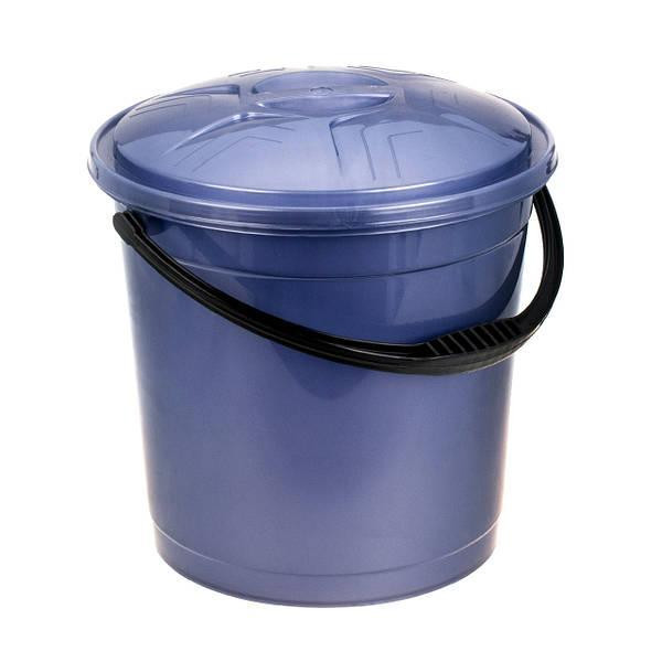 Відро 10 л з кришкою (кольори в асортименті) Харків - фото 5