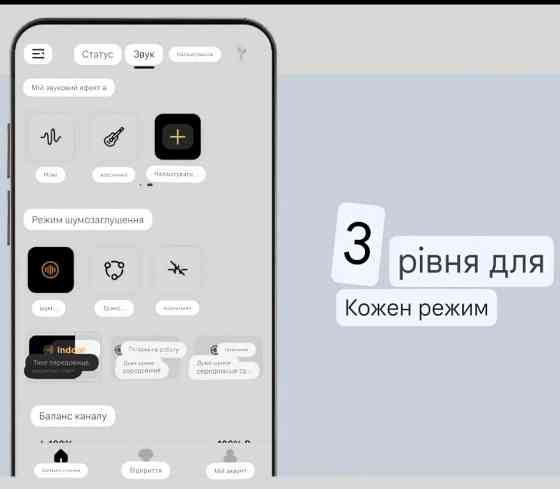 QCY HT05 ANC 40dB  блютуз навушники Київ