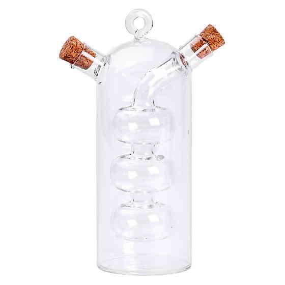 Yiwu Пляшка для олії та оцту 2 в 1 скляна 400 мл для оливкової, соняшникової олії та оцту HP-34 Киев