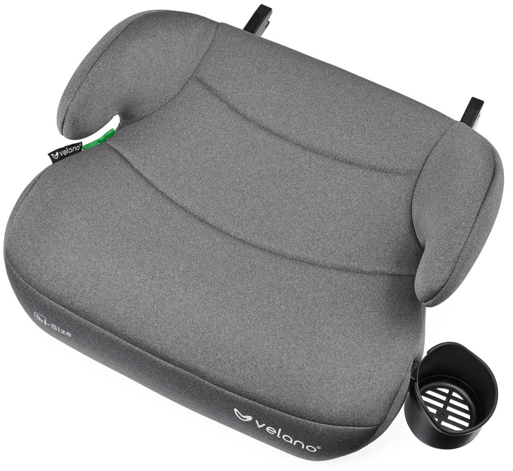 Бустер автокрісло Velano Primo i-Size 125-150 см Isofix + підстаканник Сірий Київ - фото 13