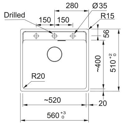 Мийка кухонна Franke Maris MRG 610-52 TL (114.0716.704) Вінниця - фото 2
