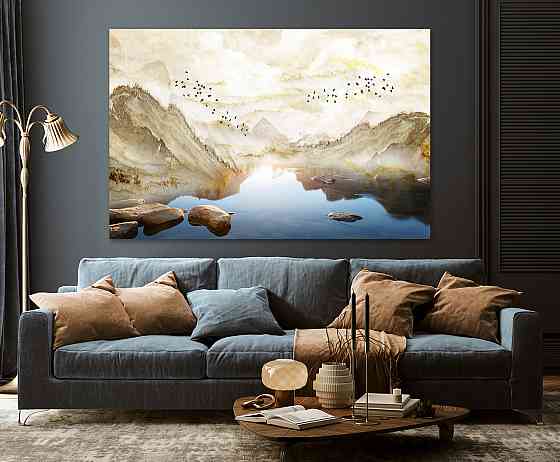 Картина полотно у вітальню / спальню    Природа гір   MLP_196    ( 60х30см ) Київ