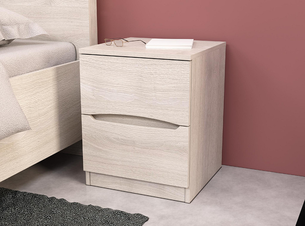 Тумба прикроватная Дельта, Дуб Шамоні Світлий, 400/400/500 Львов - изображение 2