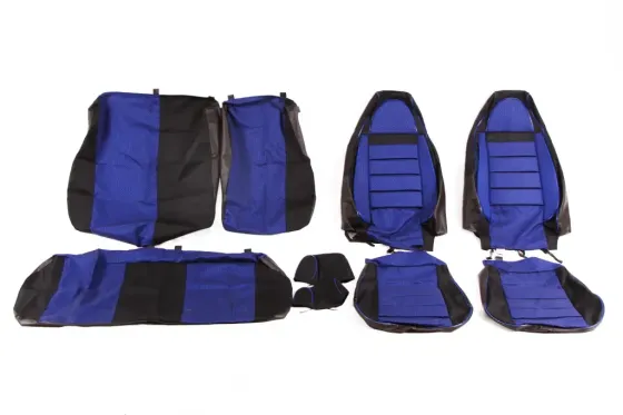 Чехли на сідчиці Lanos Avto-fortuna Пілот з паралоном сині Вінниця