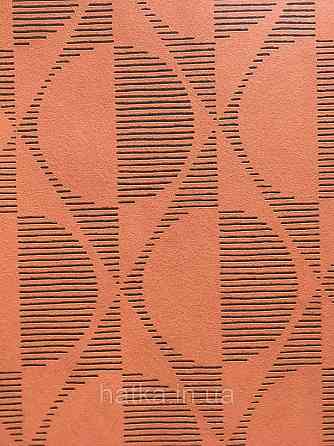 Шпалери флізелінові AS Creation Pop style 37478-4 геометрія фігури коло ромби помаранчевий Київ