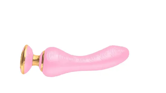 Вібратор для точки G Shunga Sanya Light Pink, гнучкий стовбур Львів