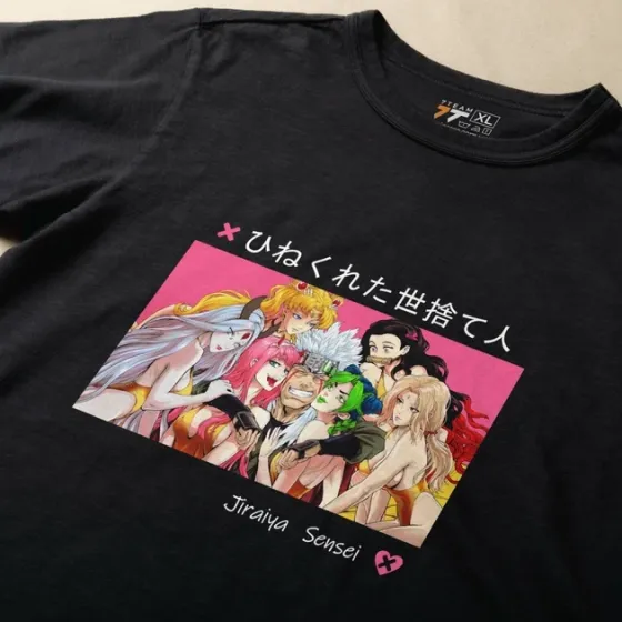 Футболка чоловіча з  принтом Наруто Джирайя Збочений Відлюдник Розмір 48 Anime01Розмір 48 Дніпро