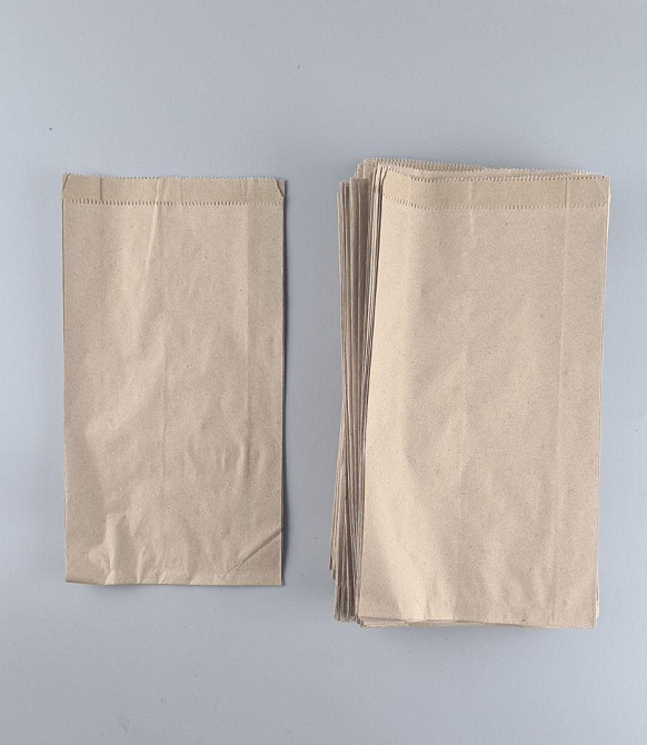 Бумажные пакеты саше крафт бурий, 180х60х340, 40г/м2 (100 шт) Харьков - изображение 1