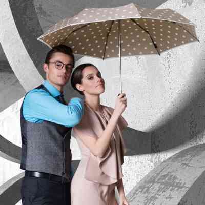 Парасоля Knirps T.200 Dot Art Taupe (Kn95 3201 4902) Вінниця