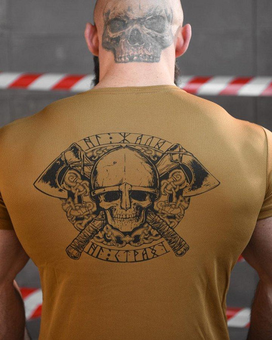 Тактична футболка потоотводящая SABUR ВІКІНГ КАЙОТ ВТ6793 Одесса - изображение 4