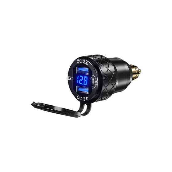 Подвійний швидкий USB-адаптер для прикурювача мотоцикла BMW Kewig KWG-B4S Луцьк