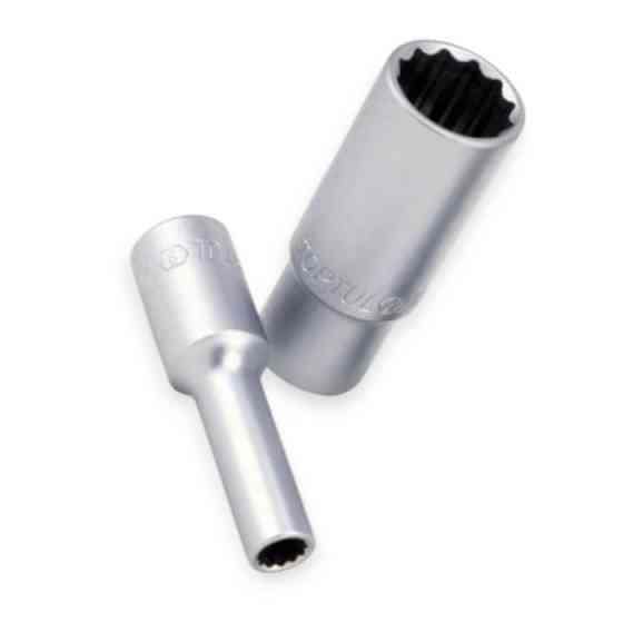 Головка торцевая двенадцатигранная удлиненная 1/2 9мм CrV Мукачево