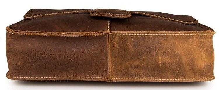 Сумка мужская Vintage 14231 в винтажном стиле Коричневая Киев - изображение 3