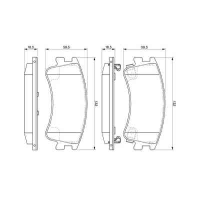 Тормозные колодки Bosch 0 986 494 079 Винница