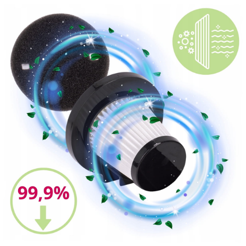 Пилосос 600W вертикальний чорний 6906 KAMILLE Житомир