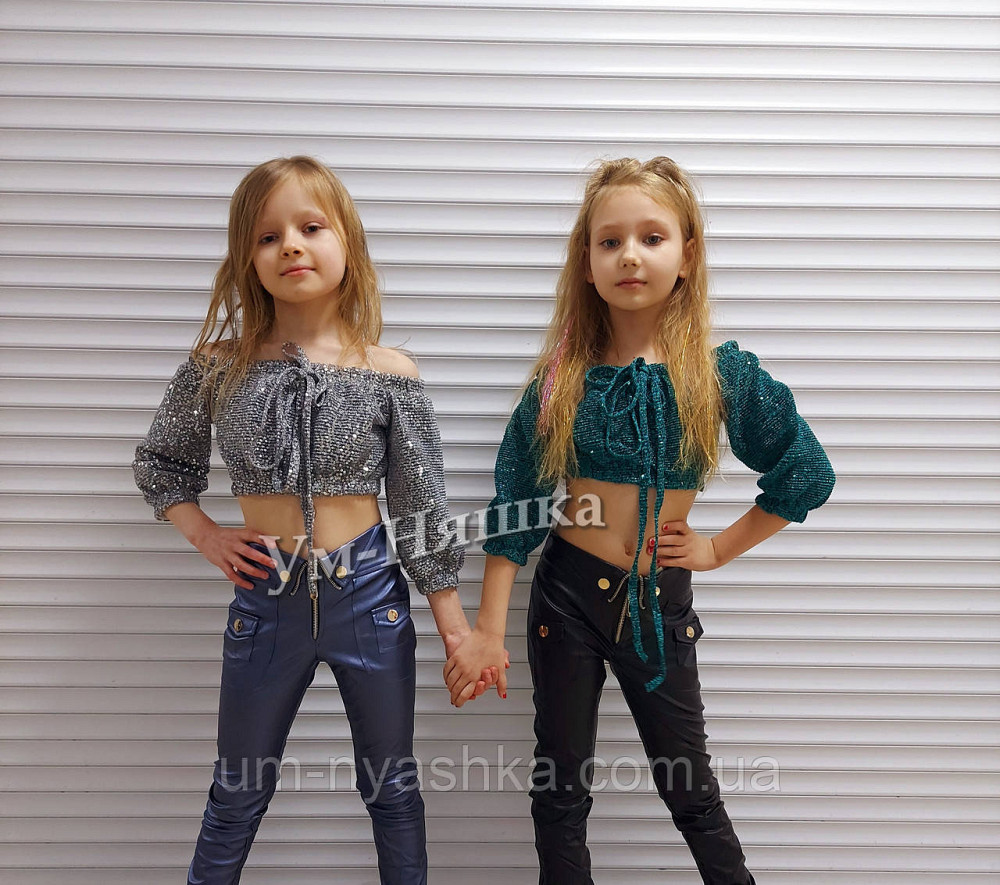 Блискучий топ в паєтку 116-142 Кривий Ріг - фото 1