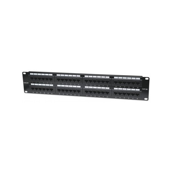 Патч-панель 19", 48xRJ45, UTP, Cat.5e, 2unit, Intellinet (513579) Київ - фото 2