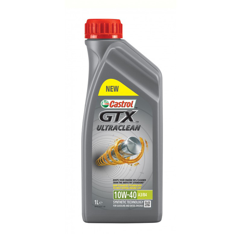 Моторне масло Castrol GTX Ultraclean 10W-40 1л Львів - фото 1