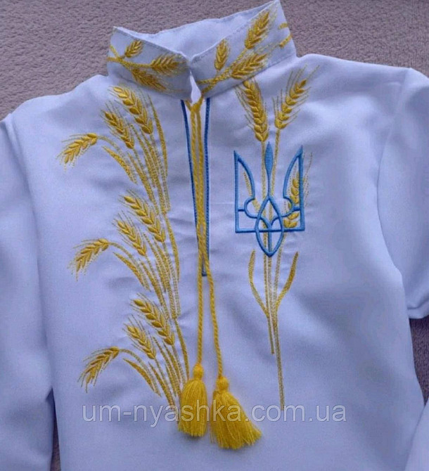Вышиванка "Колоски-тризуб" 104-164 від р.98 до р.146 Кривий Ріг - фото 1
