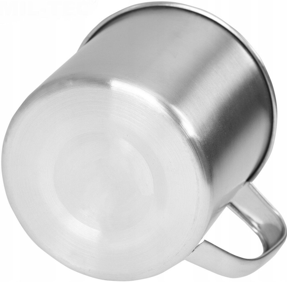 Туристична кружка з ручкою 500 мл Mil-Tec (14602000) Нержавіюча сталь Нововолинськ - фото 4