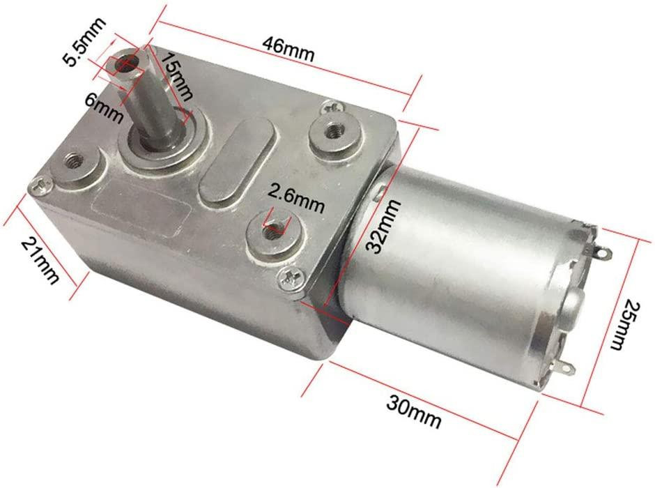 Черв’ячний мотор із редуктором 12В, 20 обертів Київ - фото 11