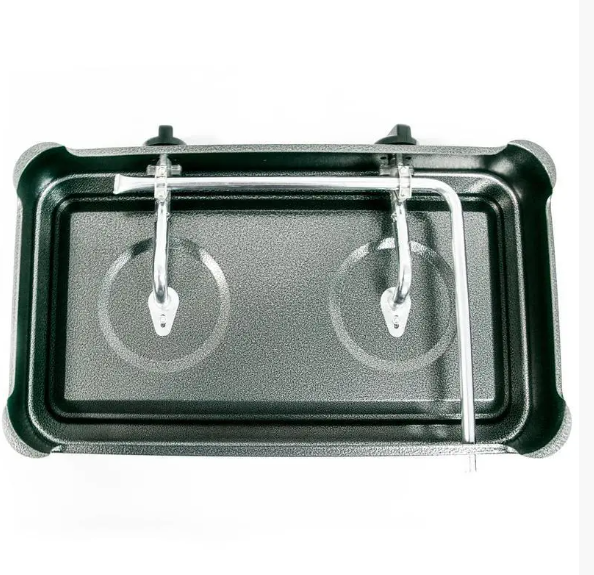 Настільна плита DOMOTEC MS-6602 2 пальники газу 0,54 кВт х 2 Бутан G30 (LPG) 6845 Одеса - фото 6