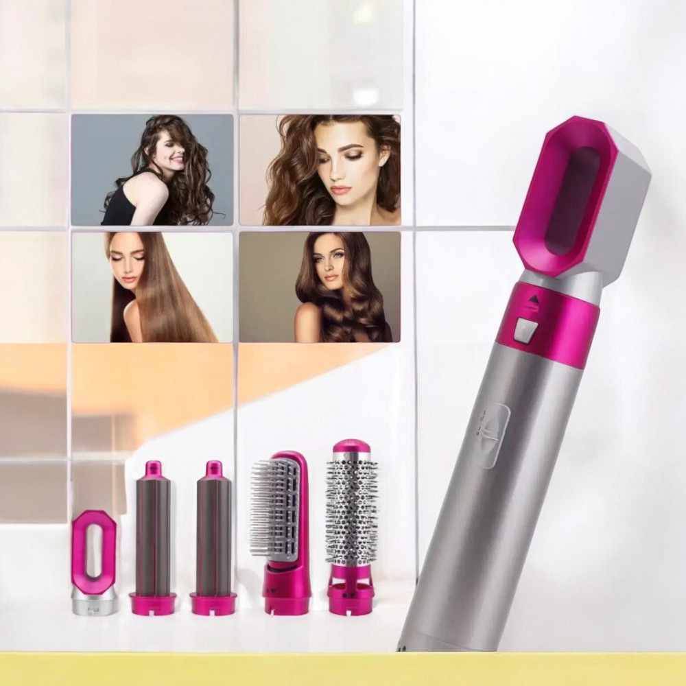 Стайлер для укладання волосся 5 в 1 з аксесуарами HAIR BRUSH Одеса - фото 1