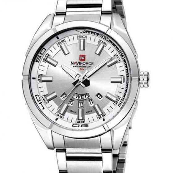 Годинник чоловічий наручний Naviforce Rocket (Сріблястий) Київ