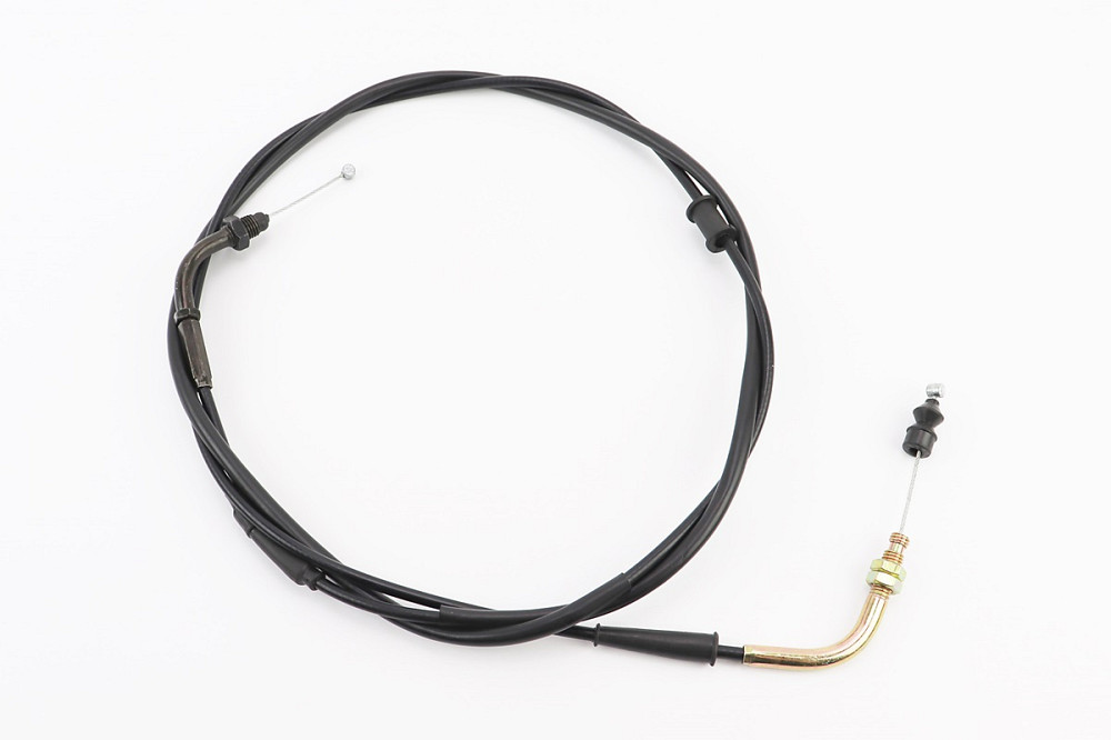 Трос газу 4Т-50cc (кріплення верхнє з різьбленням) (трос 204см; кожух 192см) Київ - фото 1